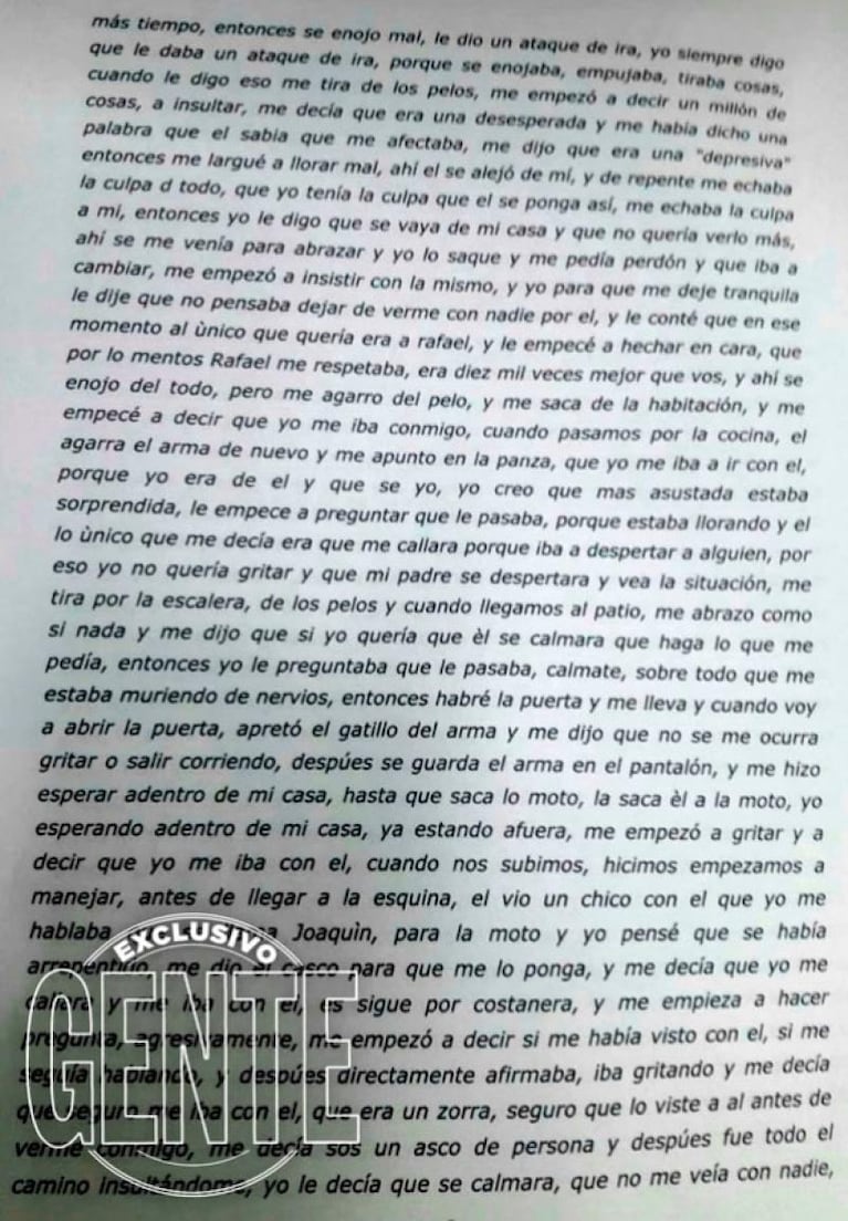 Nahir cambió su declaración: mató a Fernando por "accidente"