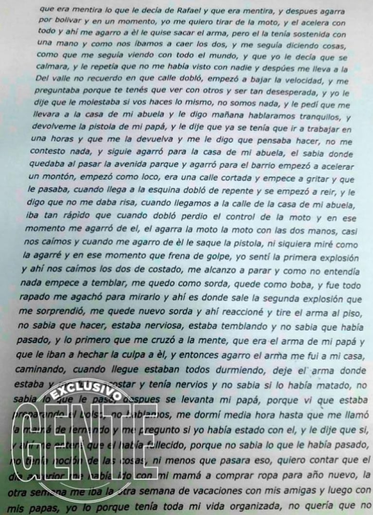 Nahir cambió su declaración: mató a Fernando por "accidente"