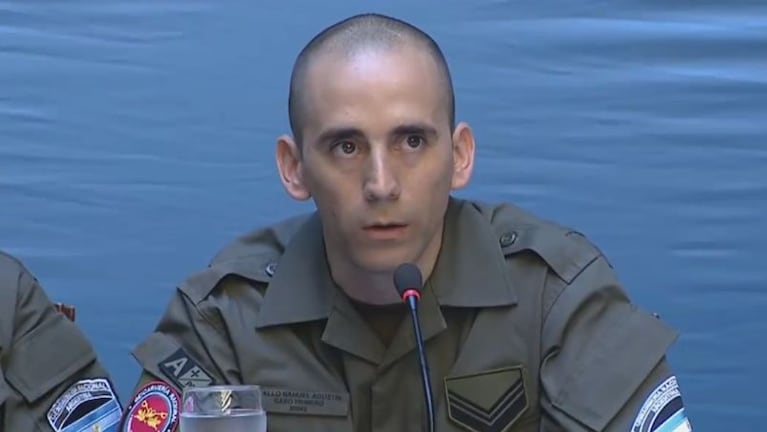 Nahuel Gallo habló en conferencia de prensa tras recuperar su libertad.