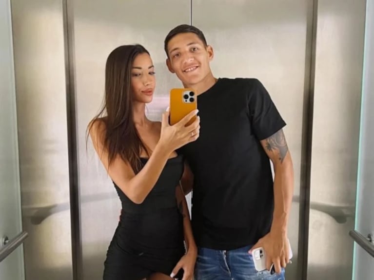 Nahuel Molina y Bárbara Occhiuzzi