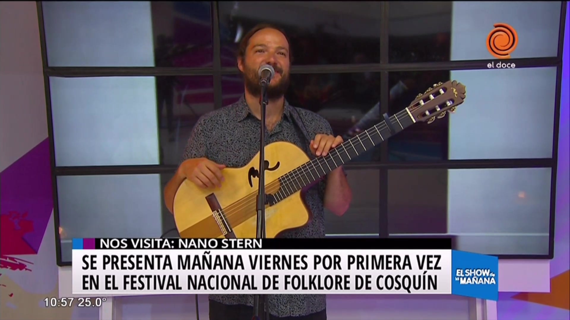 Nano Stern adelantó su presentación en Cosquín