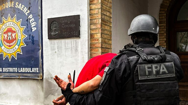 Narco detenido en Laboulaye.