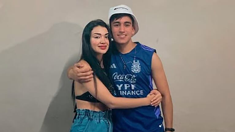 Narela y su hermano.