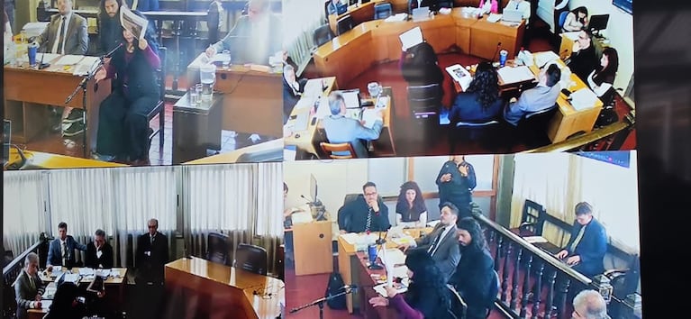 Nassia González declaró bajo la atenta mirada del exlegislador Oscar González.