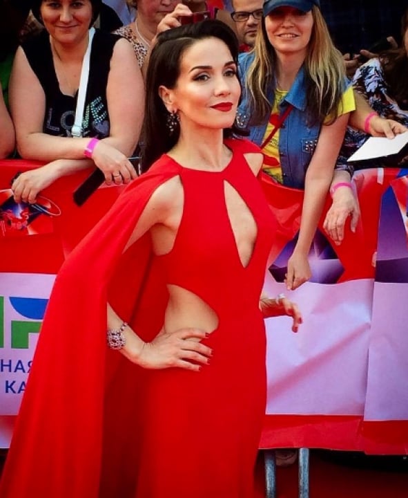 Natalia Oreiro deslumbró en el Festival de Cine de Moscú.