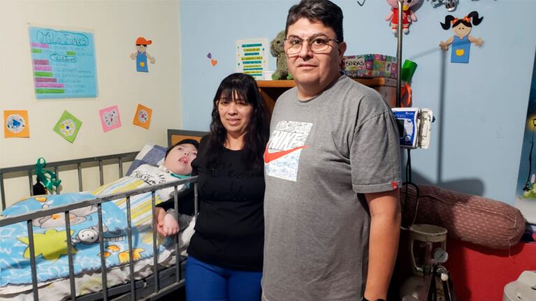 Natalia y Fernando compartieron la emotiva historia de la familia. Foto: Néstor Ghino / El Doce.