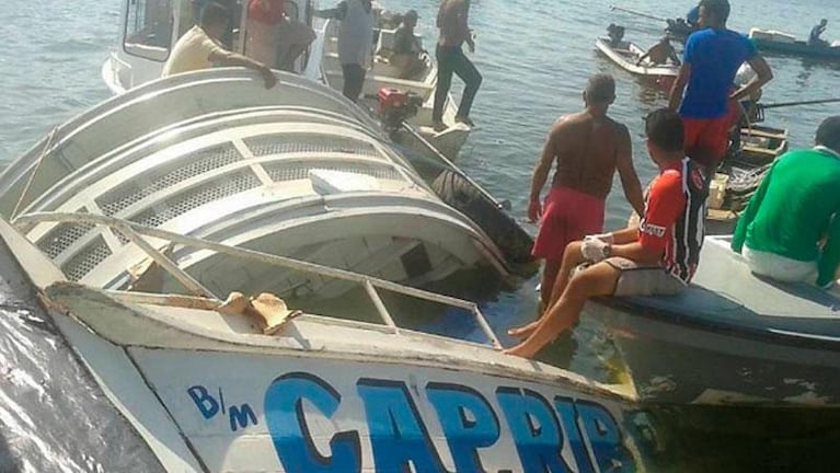 Naufragó un barco en Brasil: hay al menos siete muertos