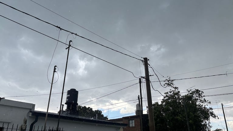 Navidad con tormentas fuertes en Córdoba: los videos y cómo sigue el pronóstico