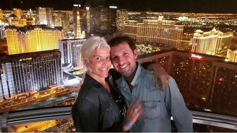 Nazarena Vélez y Gonzalo Gamarra aprovecharon su viaje a Las Vegas y se casaron.