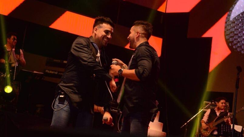 Neno y David hacen una gran dupla en el escenario.