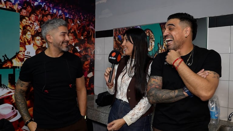 Neno y David volvieron a Bomberos después del accidente.
