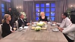 Néstor García y Andrea Lescano en la mesa de Mirtha Legrand.