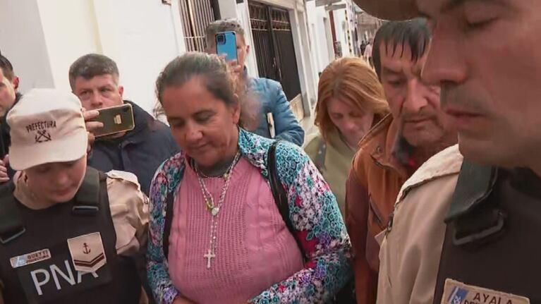 Néstor Luque representó a la mamá de Loan Peña en el inicio de la investigación.