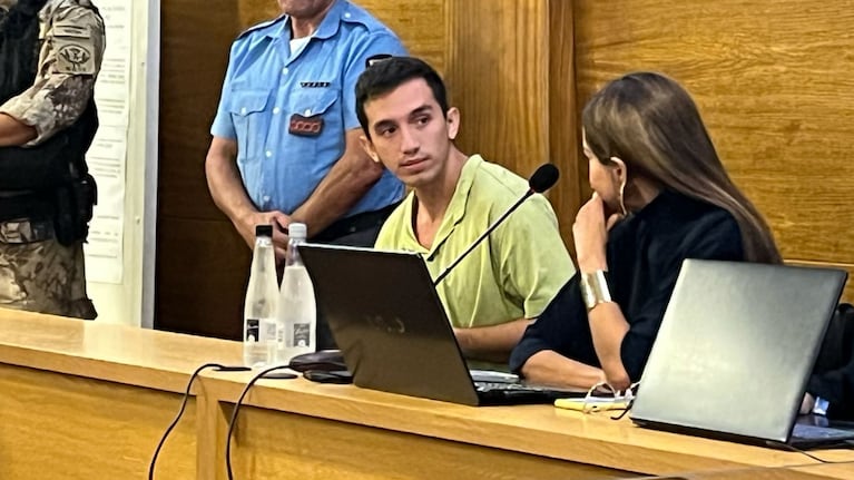 Néstor Soto en la quinta audiencia del juicio por el crimen de Catalina.
