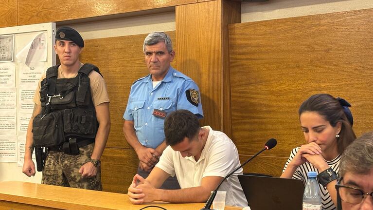 Néstor Soto en la sexta audiencia por el crimen de Catalina Gutiérrez.