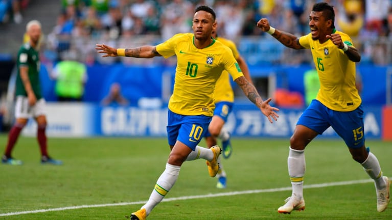 Neymar marcó el camino de Brasil.