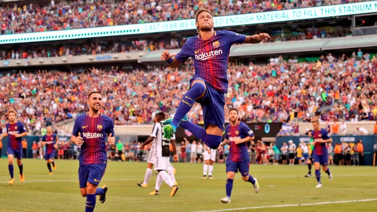 Neymar se mostró en un nivel altísimo.