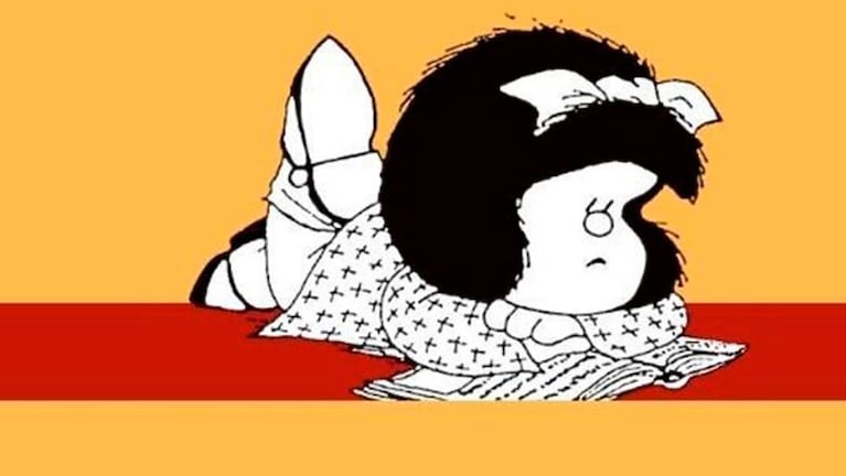 Ni pañuelo azul, ni celeste. El creador de Mafalda negó haber tomado posición en el debate por la despenalización del aborto.
