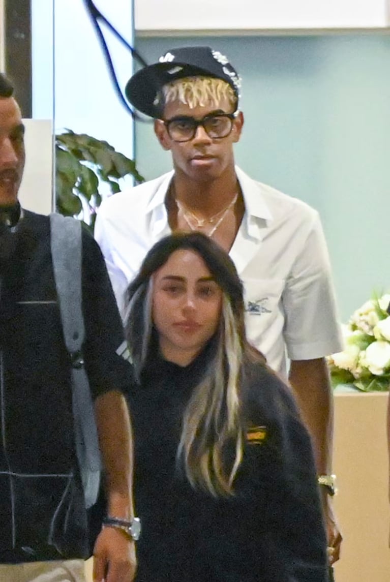 Nicki Nicole junto a Lamine Yamal.