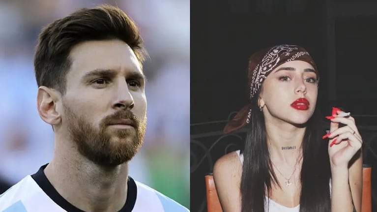 Nicki Nicole se sacó una foto con Messi y le dejó un mensaje a Antonela.