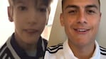 Nico, feliz por recibir el mensaje de Dybala.