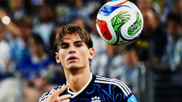 Nico Paz, de 21 años, y un gran futuro en la Selección.