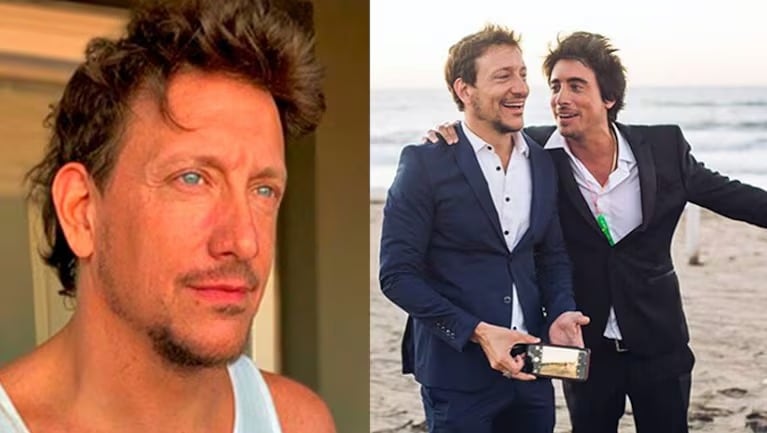 Nico Vázquez y su hermano