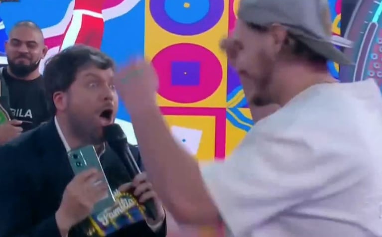 Nicolás, boxeador, quedó en el primer lugar después de un golpe demoledor. “Uy, no, es Mr. Piñón”, lo bautizó enseguida el conductor.