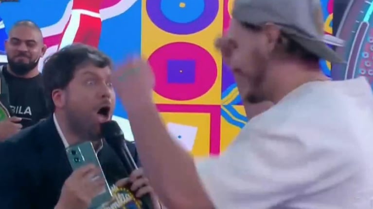 Nicolás, boxeador, quedó en el primer lugar después de un golpe demoledor. “Uy, no, es Mr. Piñón”, lo bautizó enseguida el conductor.