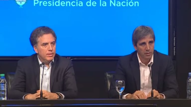 Nicolás Dujovne y Luis Caputo se mostraron optimistas con el futuro de Argentina.