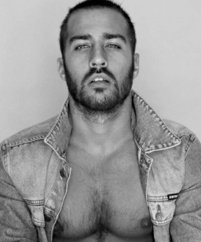 Nicolás Francella posó y mostró su nuevo look