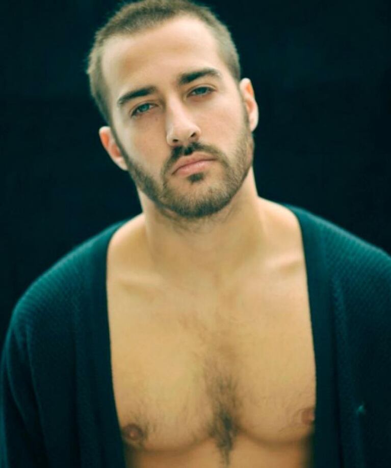 Nicolás Francella posó y mostró su nuevo look