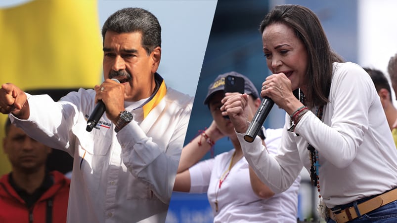 nicolas maduro corina machado