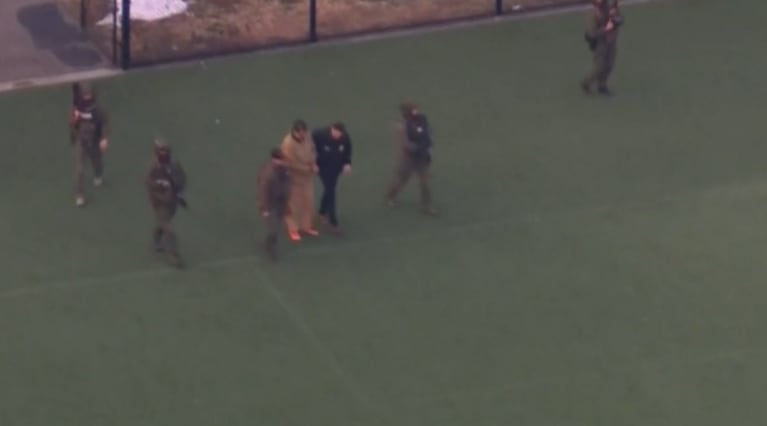 Nicolás Maduro fue trasladado desde la cárcel de Brooklyn hacia los tribunales de Nueva York.