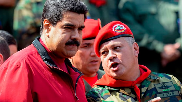 Nicolás Maduro y Diosdado Cabello, acusados de liderar el Cártel de los Soles.
