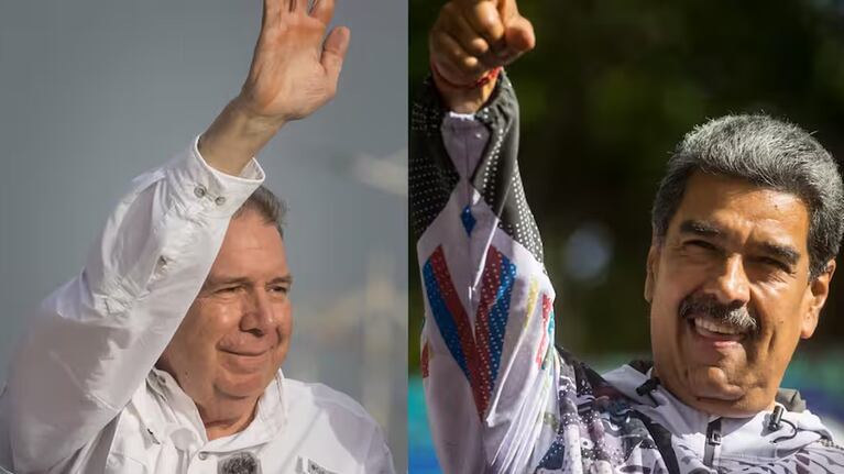 Nicolás Maduro y Edmundo González Urrutia (Fotos: EFE).