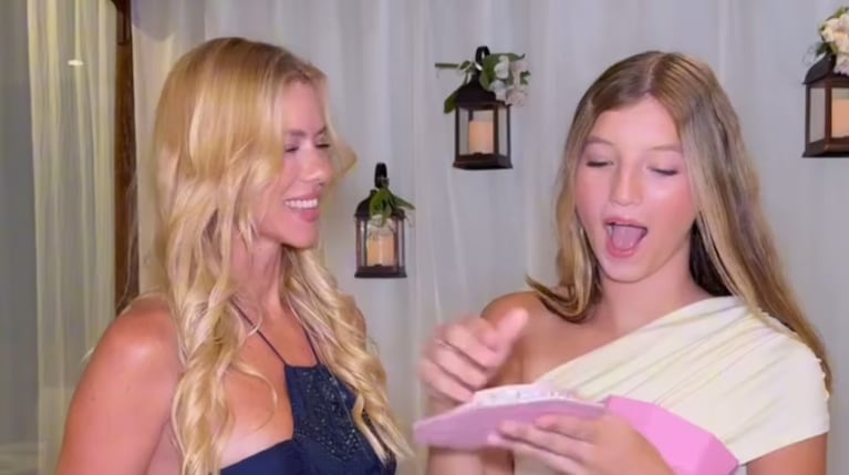 Nicole Neumann eligió un regalo único para el cumpleaños de Allegra.