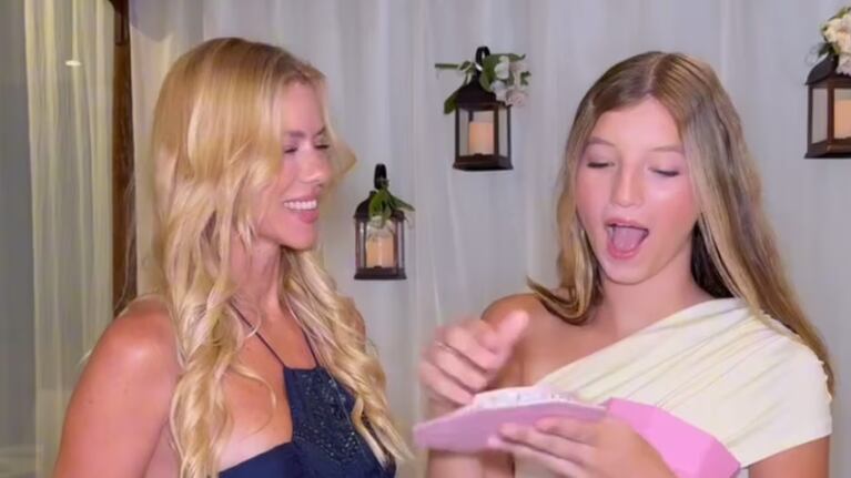 Nicole Neumann eligió un regalo único para el cumpleaños de Allegra.