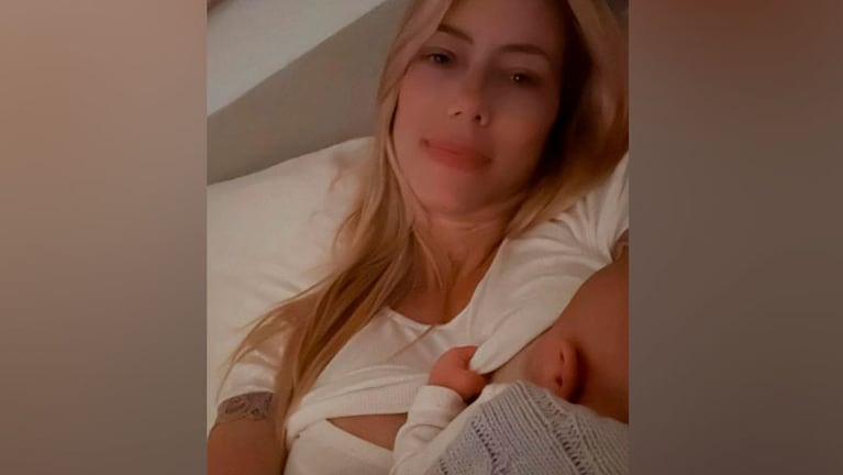Nicole Neumann muestra en redes sociales cómo son sus días con su bebé Cruz.