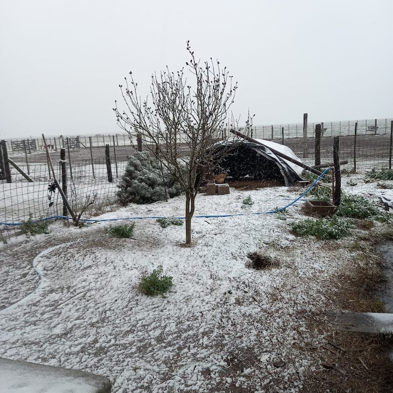 Nieve en Chaján, Córdoba.
