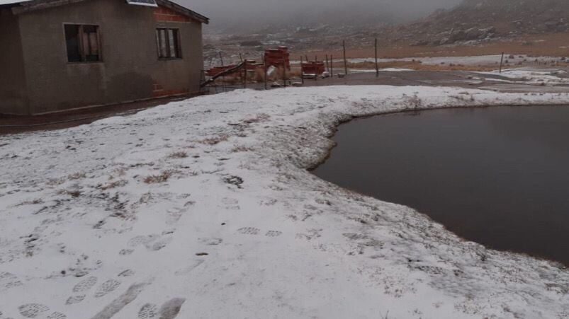 Nieve en el Puesto Don Marcos Dominguez. Foto: @champaquiadventure.