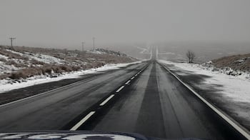 Nieve en las Altas Cumbres.