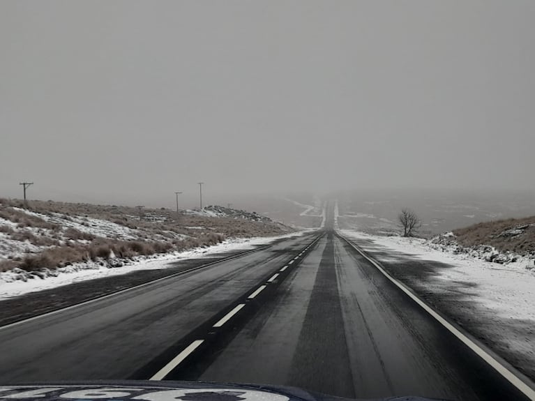Nieve en las Altas Cumbres.