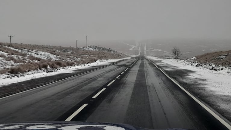 Nieve en las Altas Cumbres.