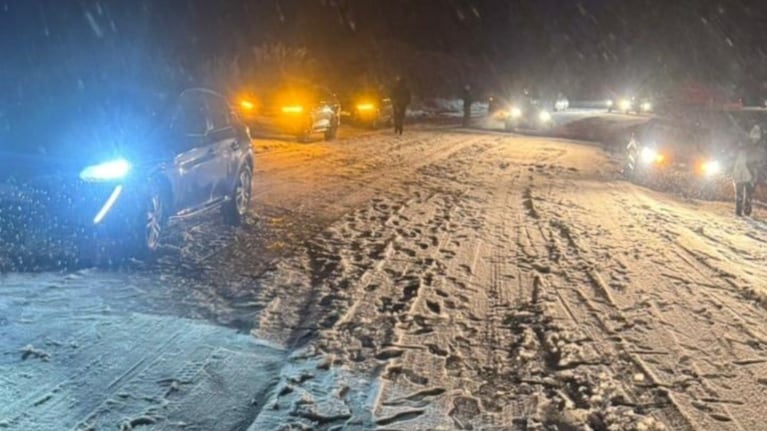 Nieve en las Altas Cumbres. Foto: @meteoaficionados2