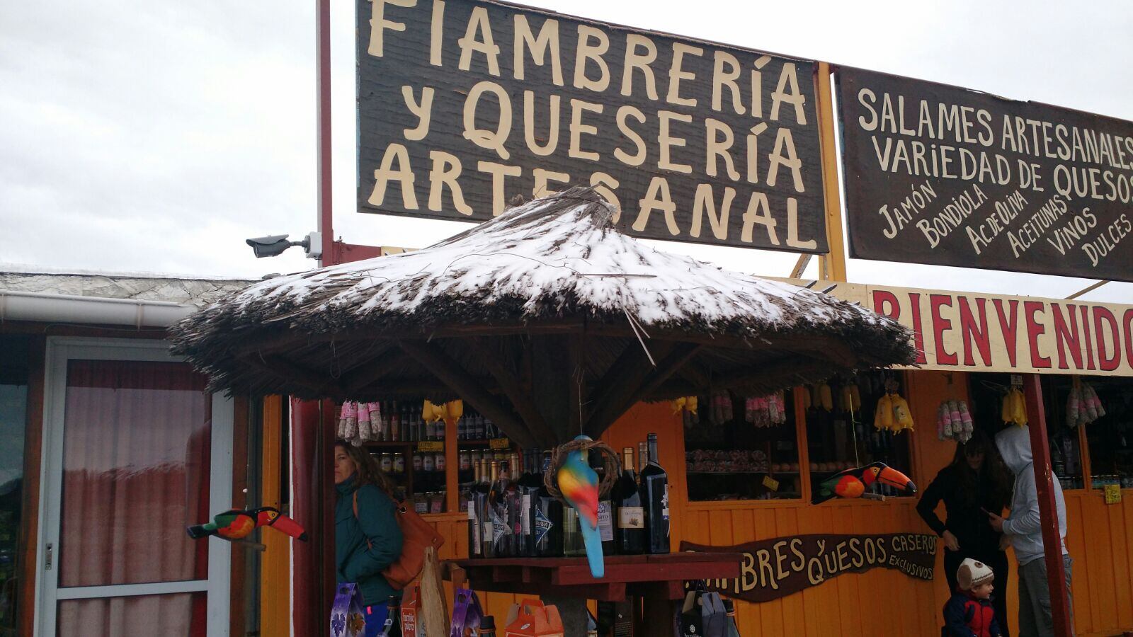 Nieve en pleno octubre en las Altas Cumbres. Foto: Karina Vallori.