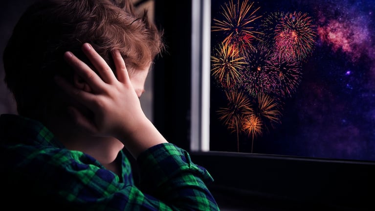 Niños con autismo y pirotecnia.