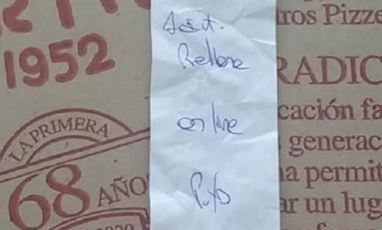 No entendió el ticket y denunció homofobia: la respuesta de la pizzería se hizo viral