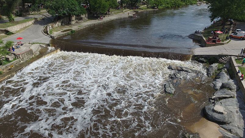 No fueron pocos los vados que quedaron intransitables por el agua.