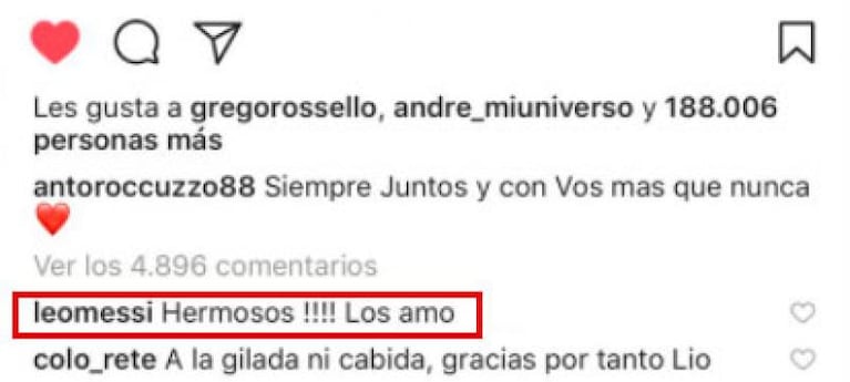 No hay crisis: el mensaje de apoyo de Anto Roccuzzo a Messi